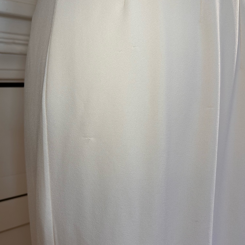 MESHKI Amorette Lace Trim Maxi Dress in Bone Size Medium - Picture 16 of 16